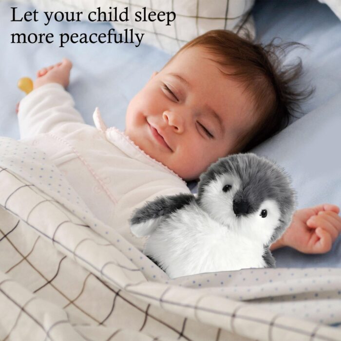 JcvPot Pinguin Kuscheltier, Weiches Stofftier Für Kinder Und Babys, Kuscheltier Pinguin Plüschtierüschtier – Bild 5