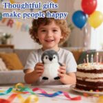 JcvPot Pinguin Kuscheltier, Weiches Stofftier Für Kinder Und Babys, Kuscheltier Pinguin Plüschtierüschtier – Bild 4