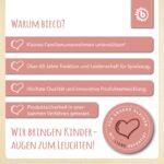 Bieco Kuscheltier Reh Ella mit Rassel | Baby Kuscheltier ab 0 Monate Stofftier Baby Plüschtier 6 rentier – Bild 2