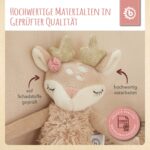 Bieco Kuscheltier Reh Ella mit Rassel | Baby Kuscheltier ab 0 Monate Stofftier Baby Plüschtier 6 rentier – Bild 4